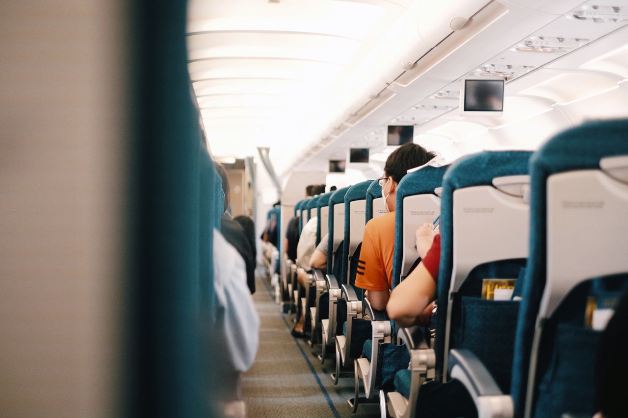 Putovanje avionom sedišta